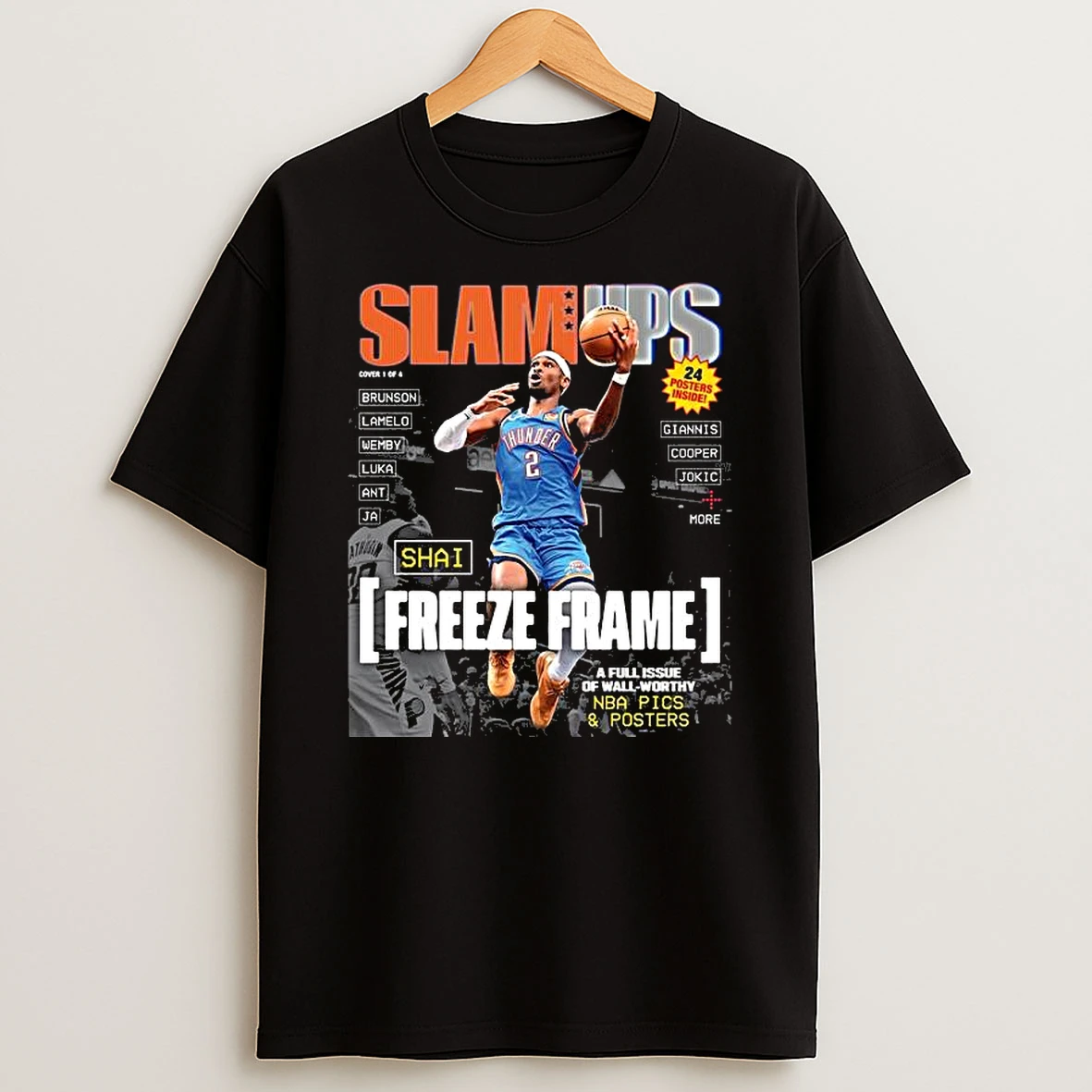 Slamups Shai Gilgeous Alexander Magazine Shirts