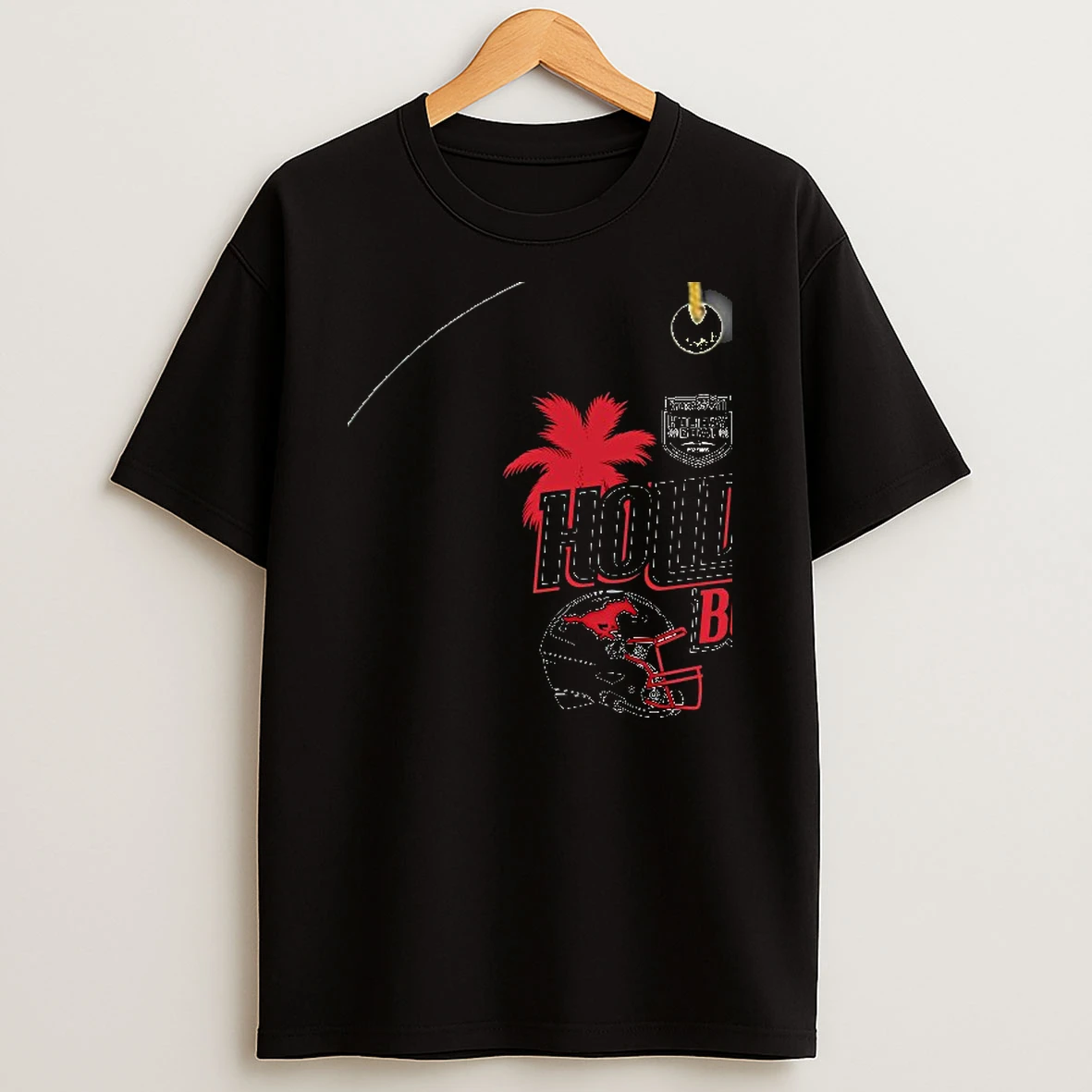 Smu Mustangs 2025 Holiday Bowl Helmet Logo Shirts