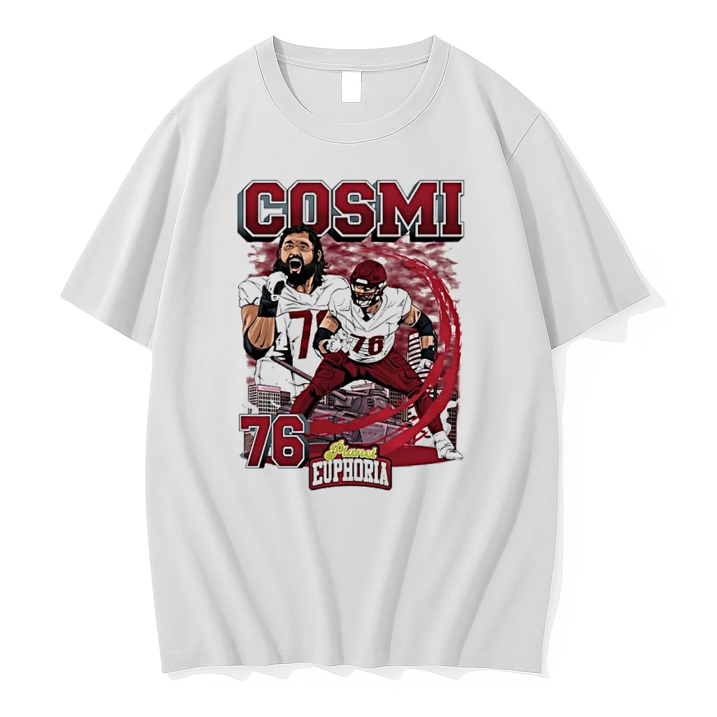 Sam Cosmi 76 Washington Commanders Guard Player City Skyline Shirts