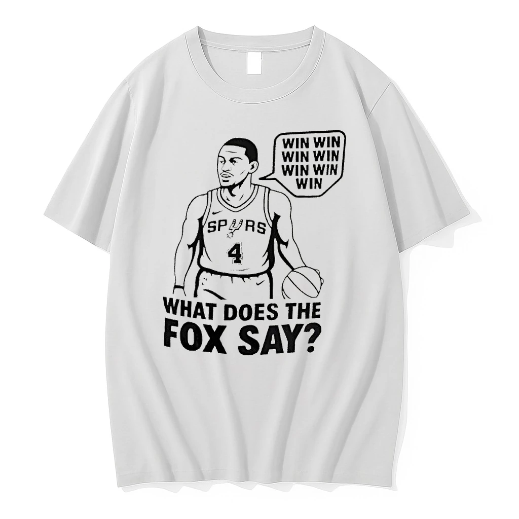 San Antonio Spurs Deaaron Fox What Does The Fox Say Shirts