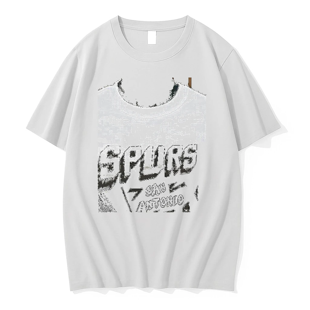 San Antonio Spurs Sidewalk Sketch Graphic Vintage Shirts
