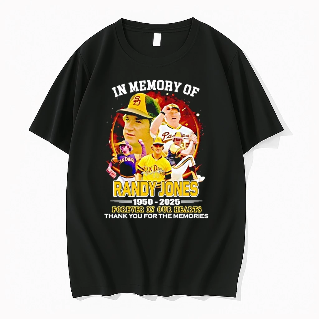 San Diego And Randy Jjones In Memory Of 1950 2025 Thank You For The Memories Shirts