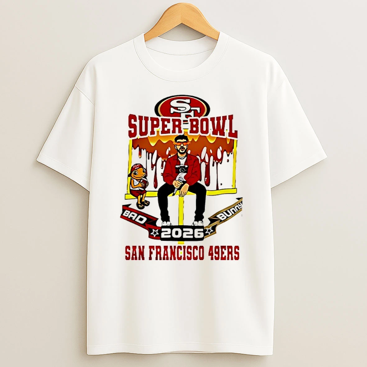 San Francisco 49ers X Bad Bunny Super Bowl 2026 Shirts
