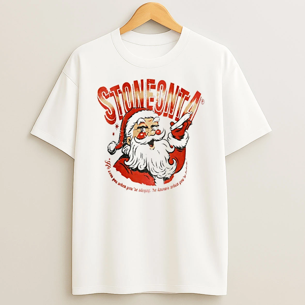 Santa Claus Christmas Stoneonta Santacon 2025 Shirts