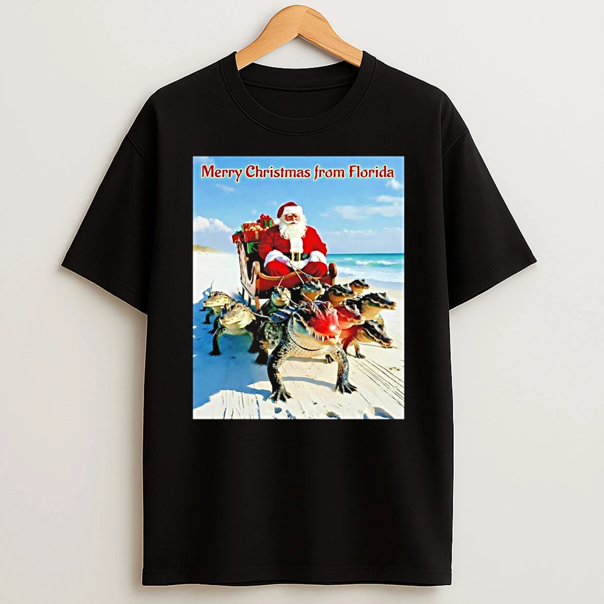 Santa Merry Christmas From Florida Shirts