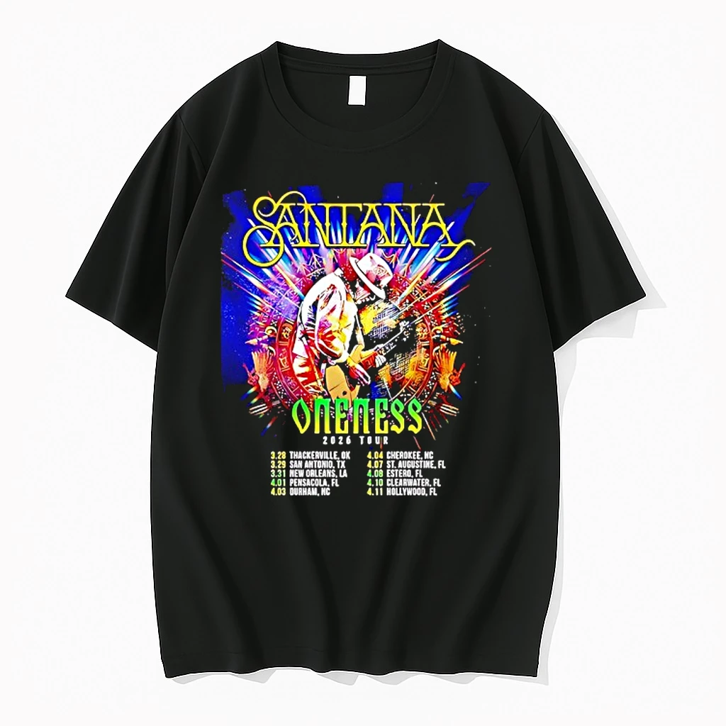 Santana Oneness Usa Tour 2026 Shirts