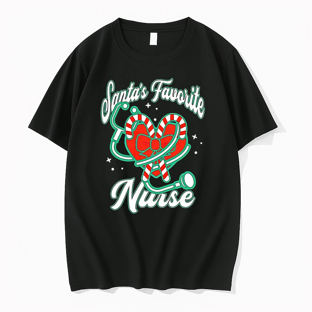 Santas Favorite Nurse Shirts