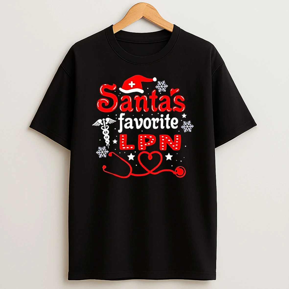 Santas Favorite Lpn Christmas For Nurse Love Shirts