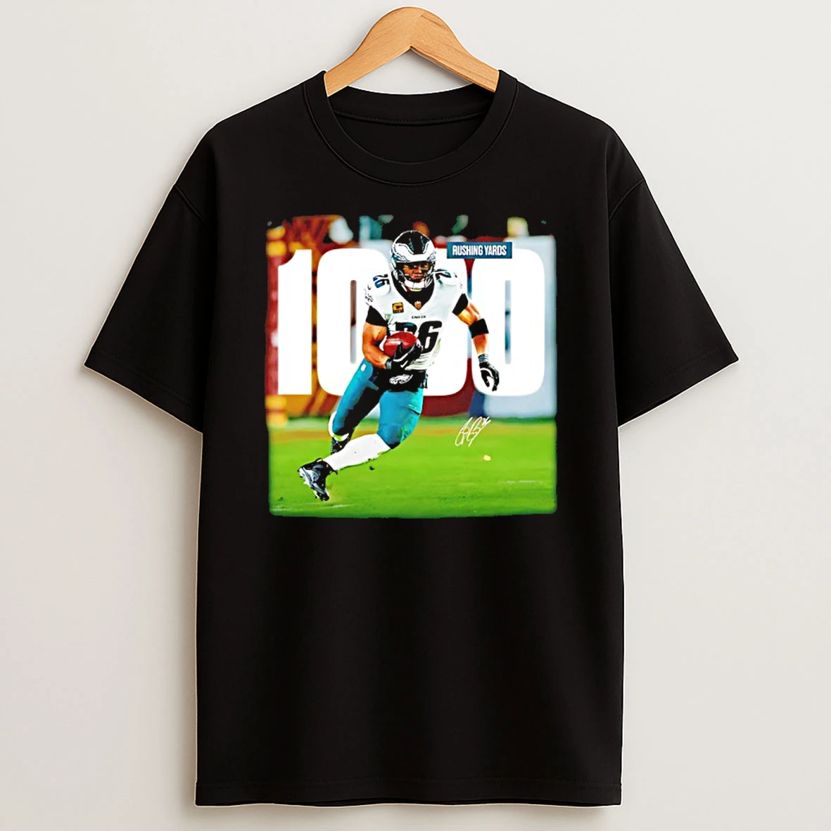 Saquon Barkley Philadelphia Eagles 2025 Nfc East Champions 100 Rushing Yards Shirts