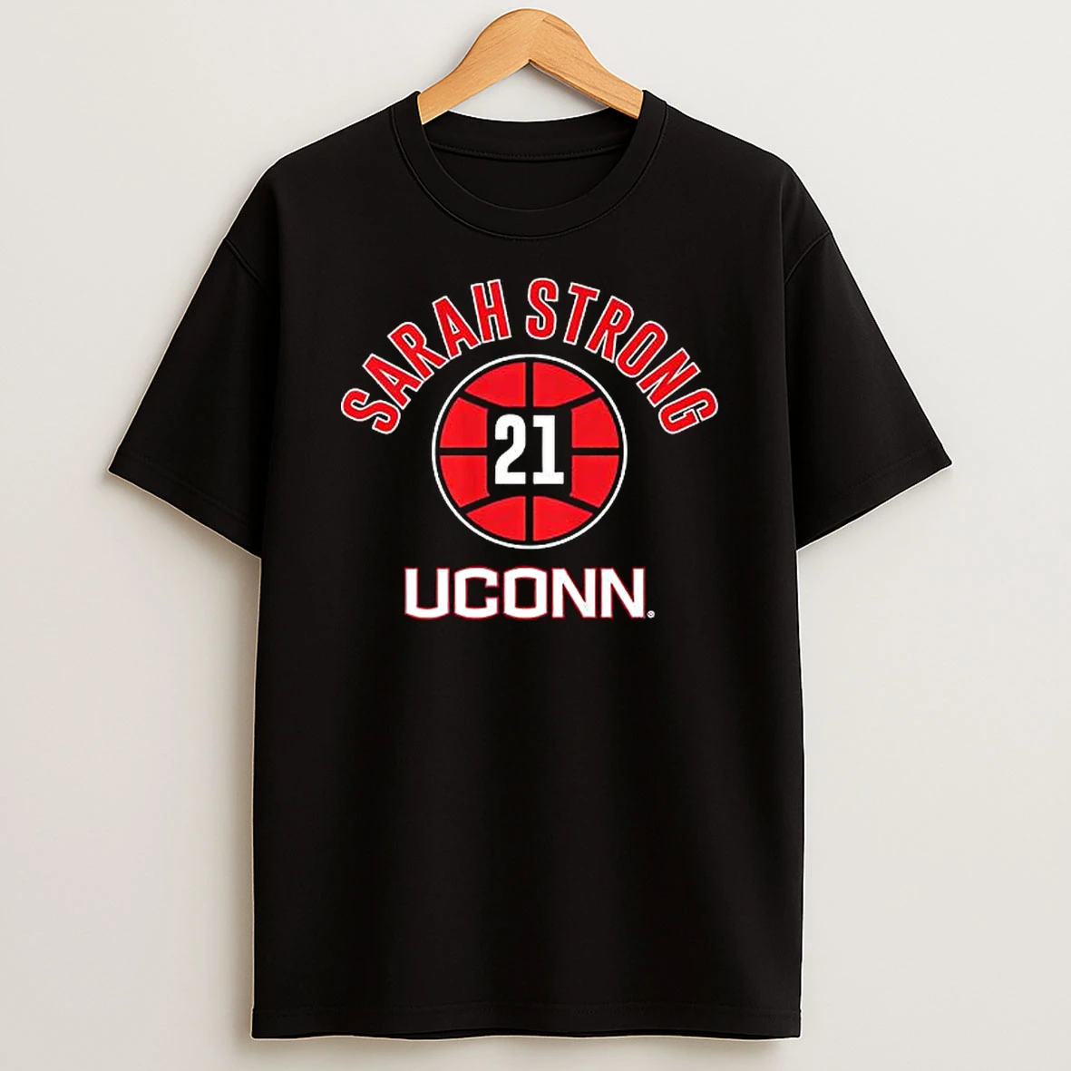 Sarah Strong Name Number Ball Uconn Basketball Shirts