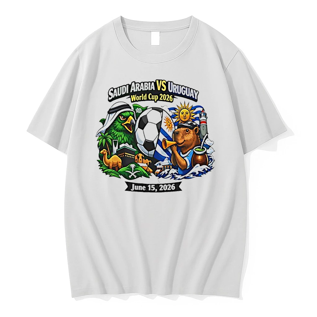 Saudi Arabia Vs Uruguay 2026 World Cup Mascot Shirts