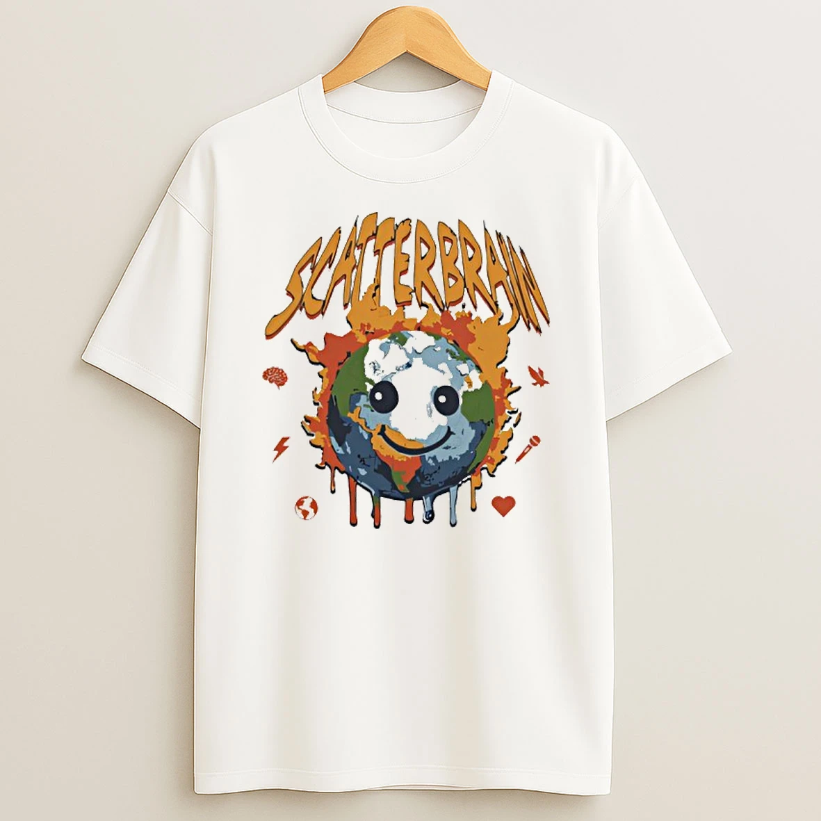 Scatterbrain Band World Shirts