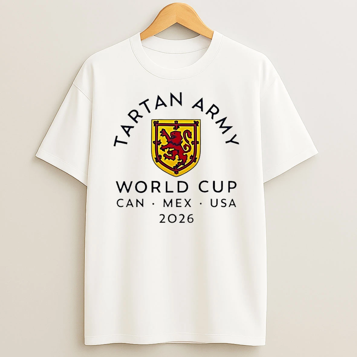 Scotland Tartan Army World Cup 2026 Logo Shirts