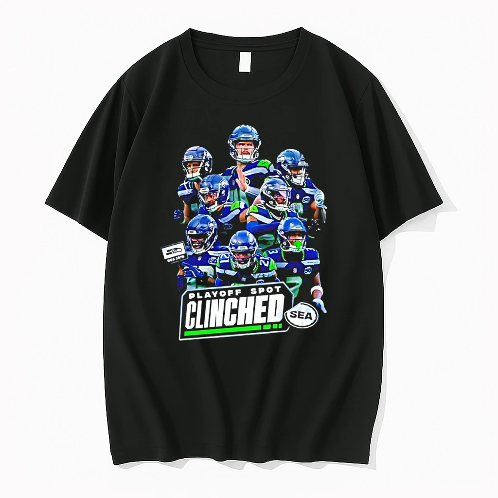 Seahawks Playoff Spot Clinched 2025 Shirts