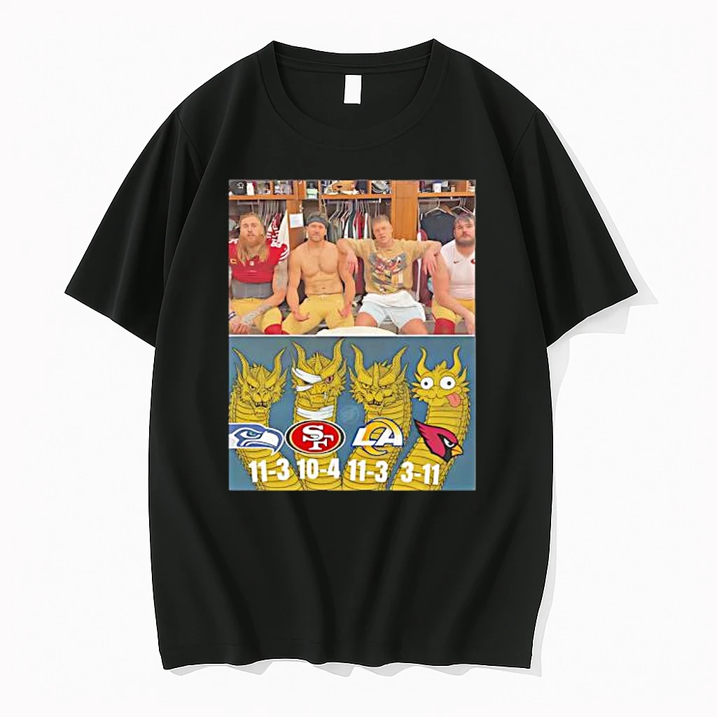 Seattle Seahawks 11 3 San Francisco 49ers 10 4 Los Angeles Rams 11 3 And Arizona Cardinals 3 11 Shirts