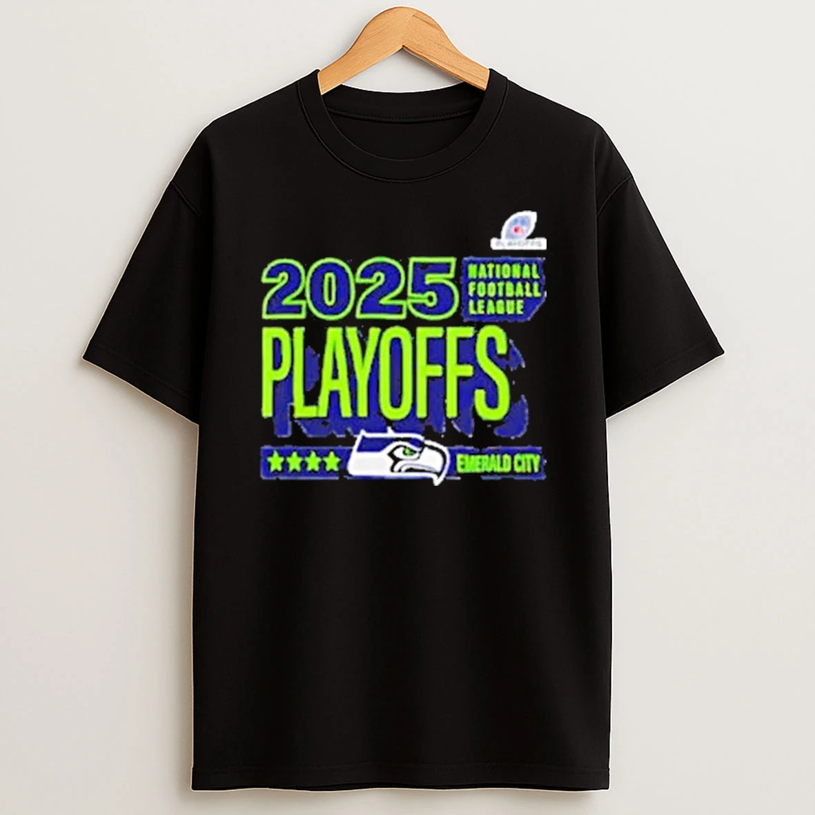 Seattle Seahawks 2025 Nfl Playoffs Emerald City Shirts