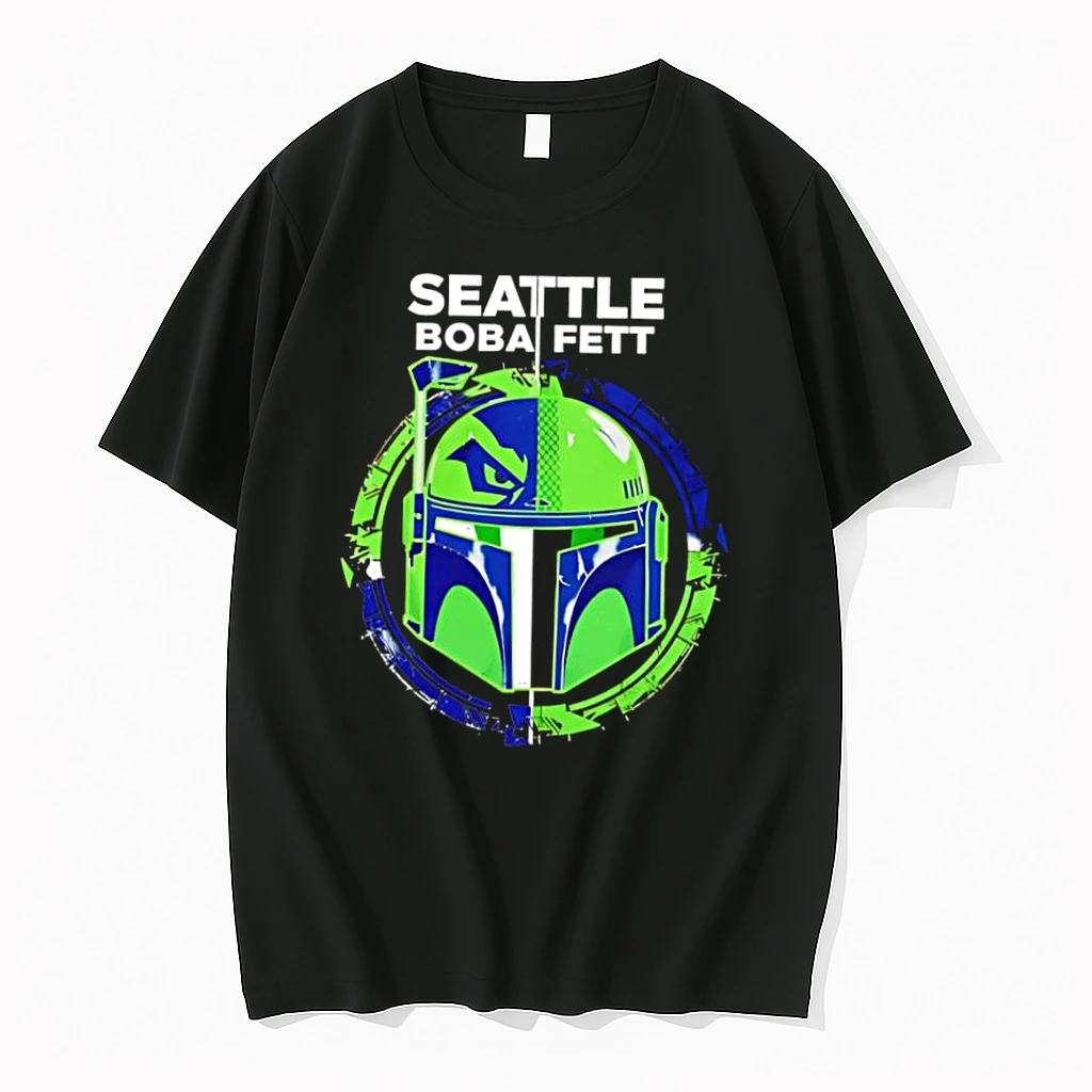 Seattle Seahawks Boba Fett Football Bounty Hunter Style Shirts