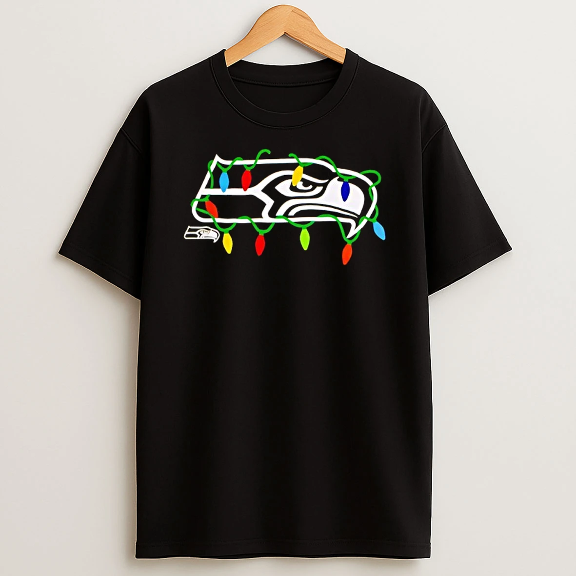 Seattle Seahawks Christmas Lights Shirts