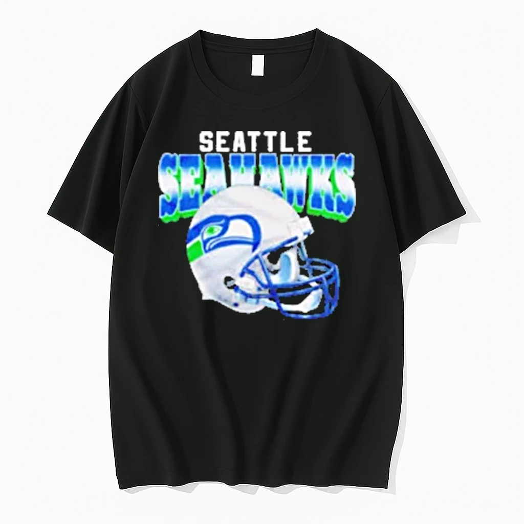 Seattle Seahawks Gradient Helmet Shirts