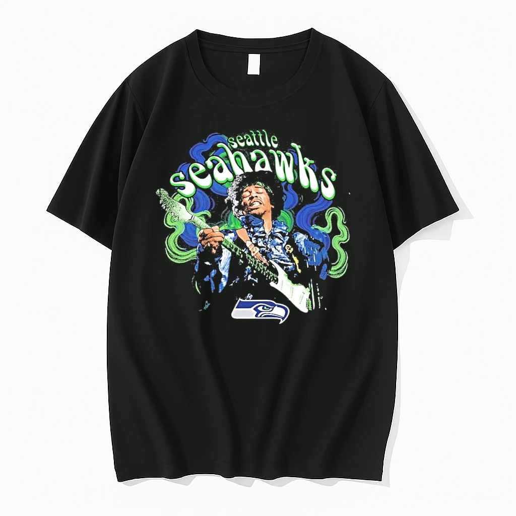 Seattle Seahawks Jimi Hendrix West Coast Seattle Boy Shirts