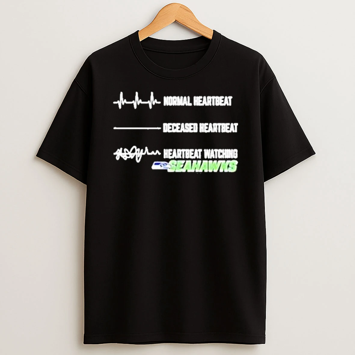 Seattle Seahawks Nfl Normal Heartbeat Deceased Heartbeat Heartbeat Watching Seahawks Shirts