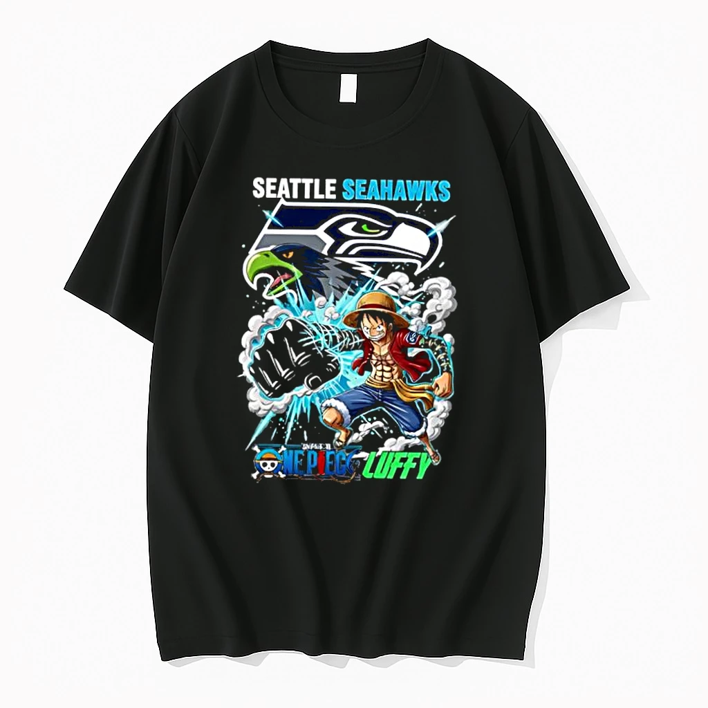 Seattle Seahawks One Piece Luffy Shirts
