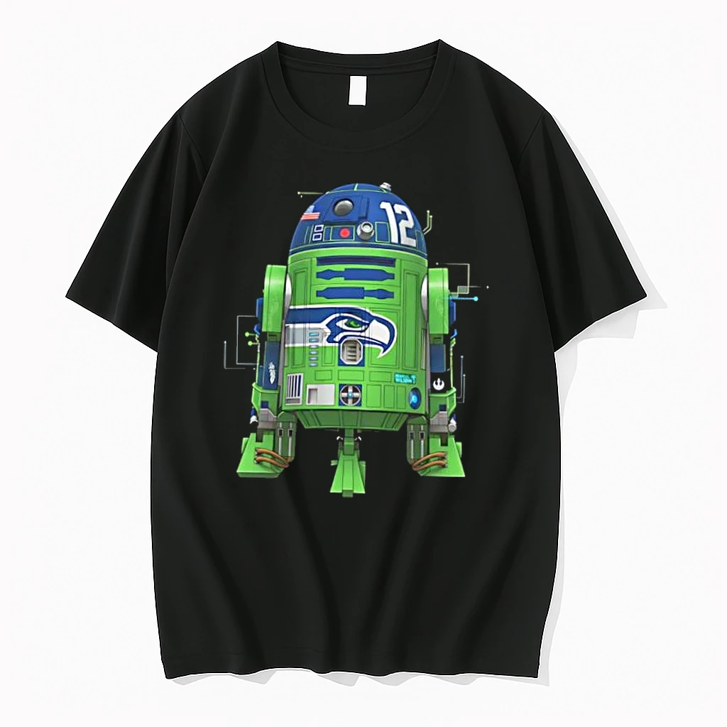 Seattle Seahawks R2d2 Droid Powered Game Day Shirts