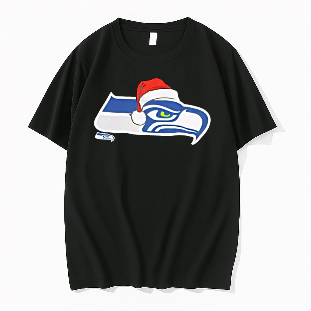 Seattle Seahawks Santa Hat Shirts