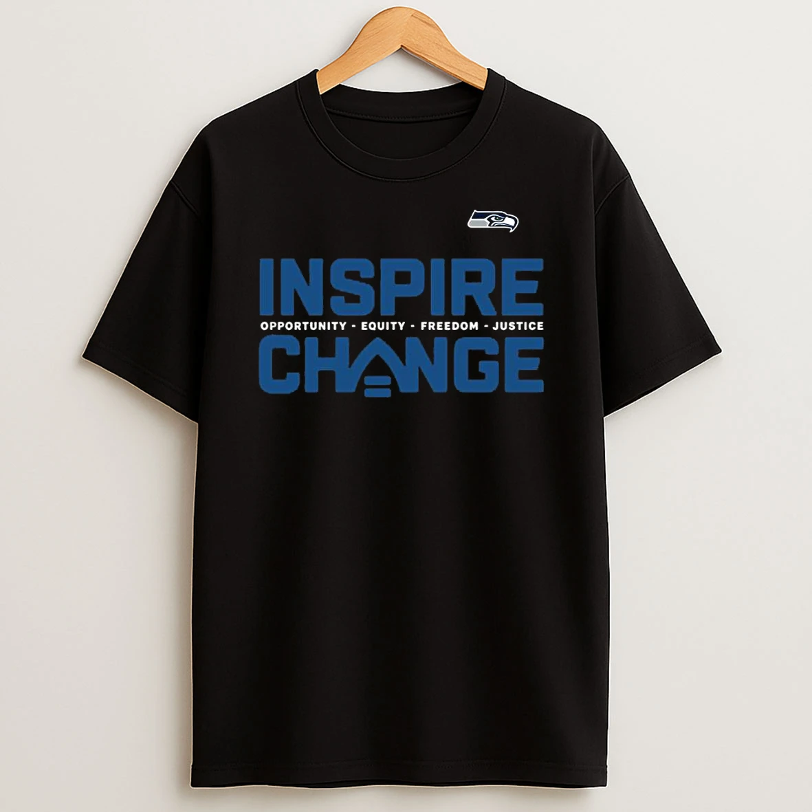 Seattle Seahawks X Nfl Inspire Change Opportunity Equity Freedom Justice Shirts