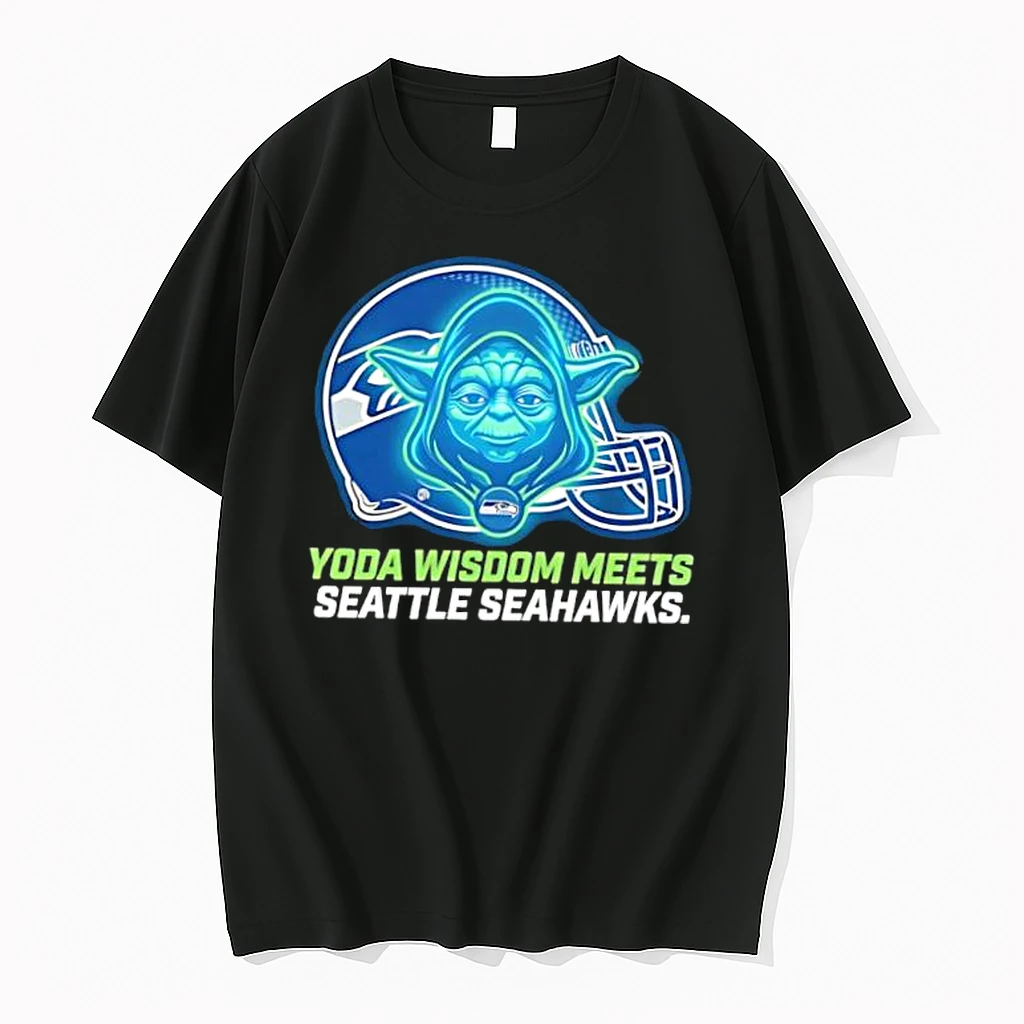 Seattle Seahawks Yoda Wisdom Meets Football Funny Fan Shirts