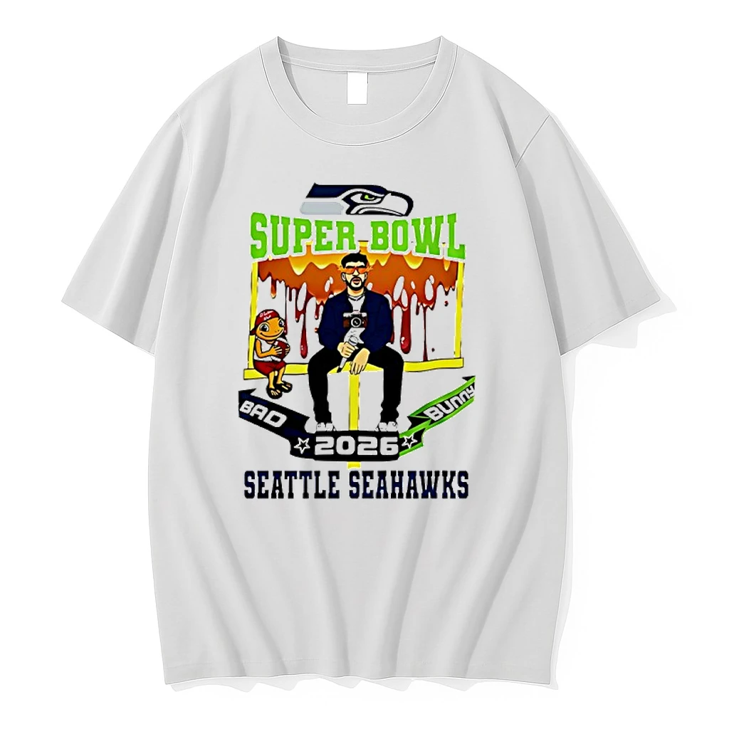 Seattle Seahawks X Bad Bunny Super Bowl 2026 Shirts