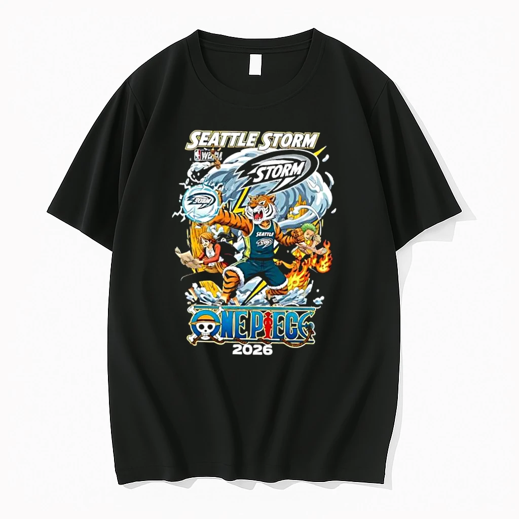 Seattle Storm X One Piece 2026 Graphic Cartoon Shirts