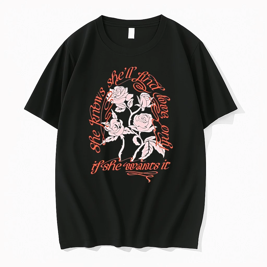 Selena Gomez Pink She Knows Shell Find Love Only If The Wants It Shirts