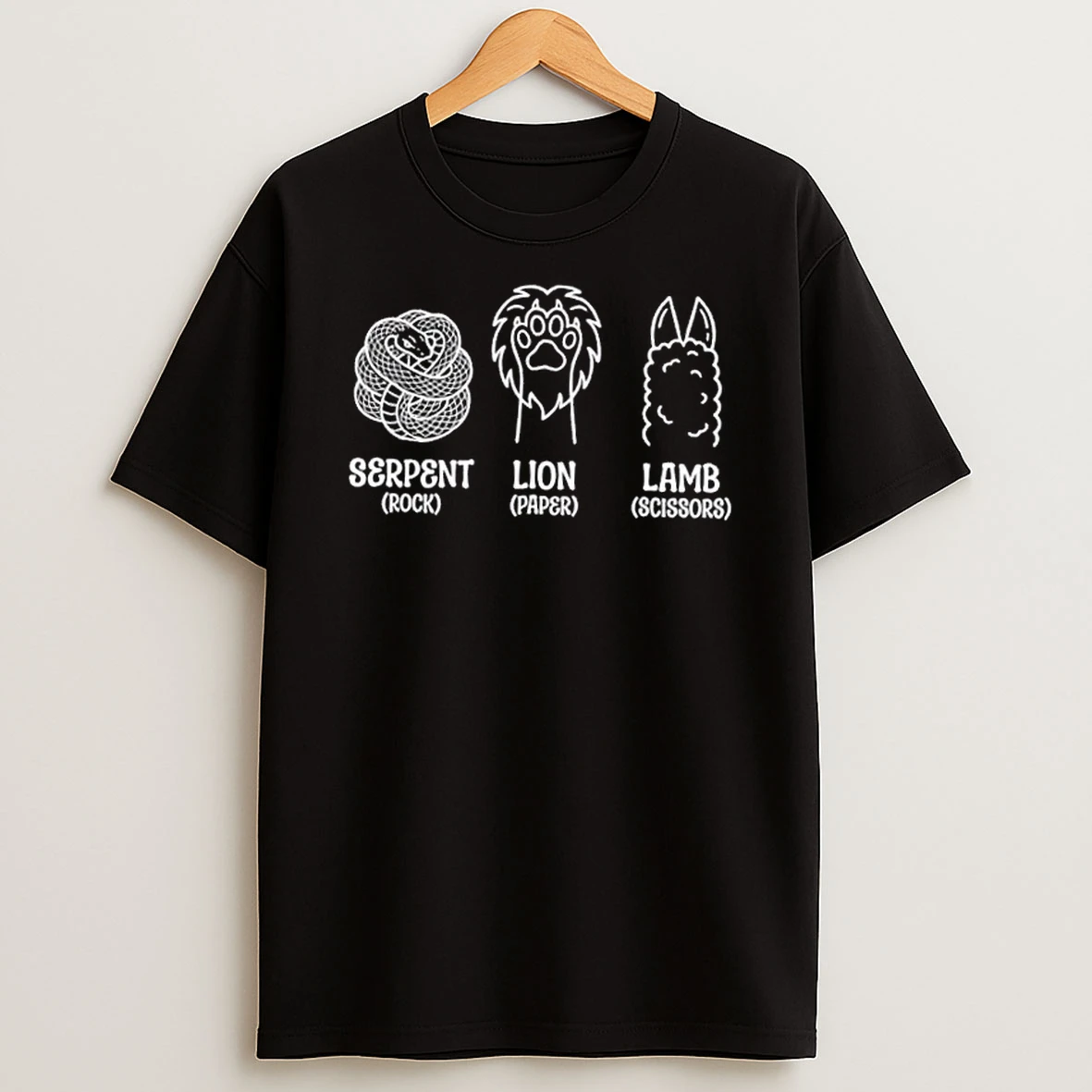 Serpent Rock Lion Paper Lamb Scissors Shirts