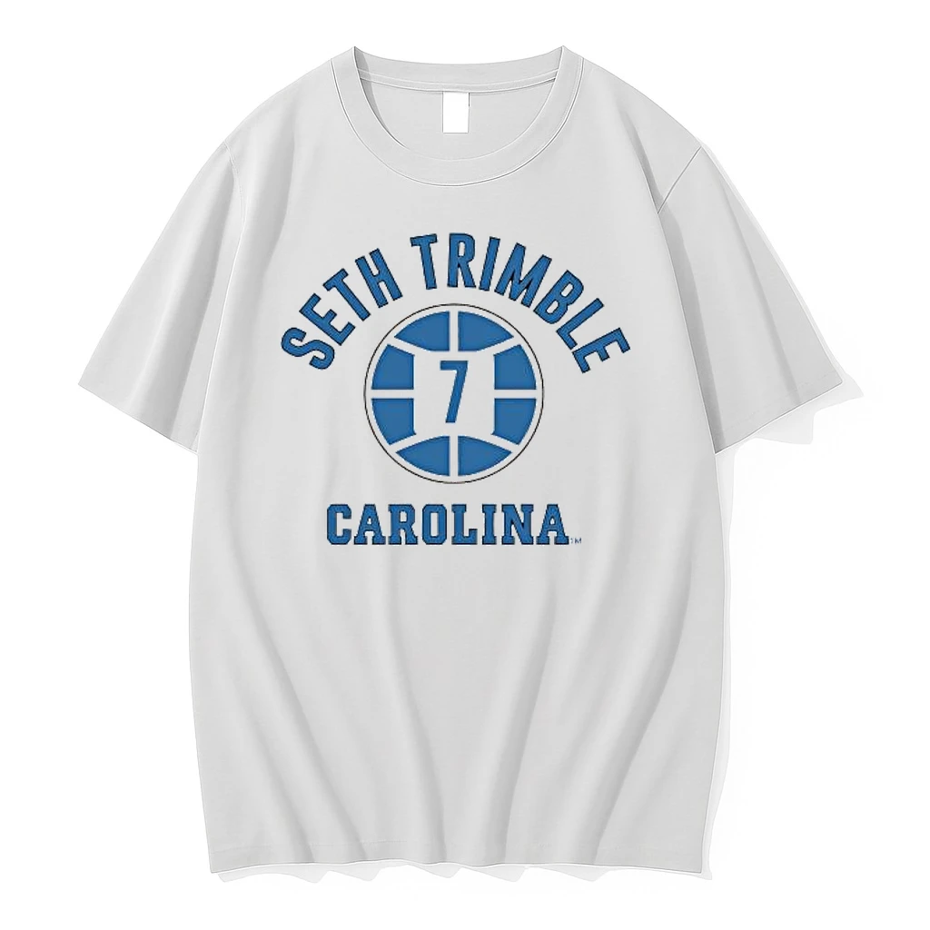 Seth Trimble Name Number Ball Unc Basketball Shirts