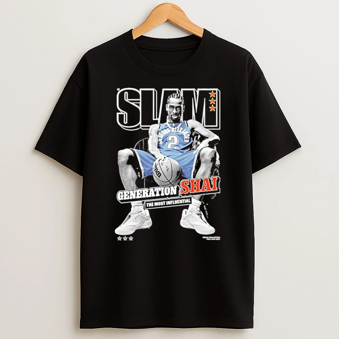 Shai Gilgeous Alexander Oklahoma City Thunder Slam Generation Shai Shirts