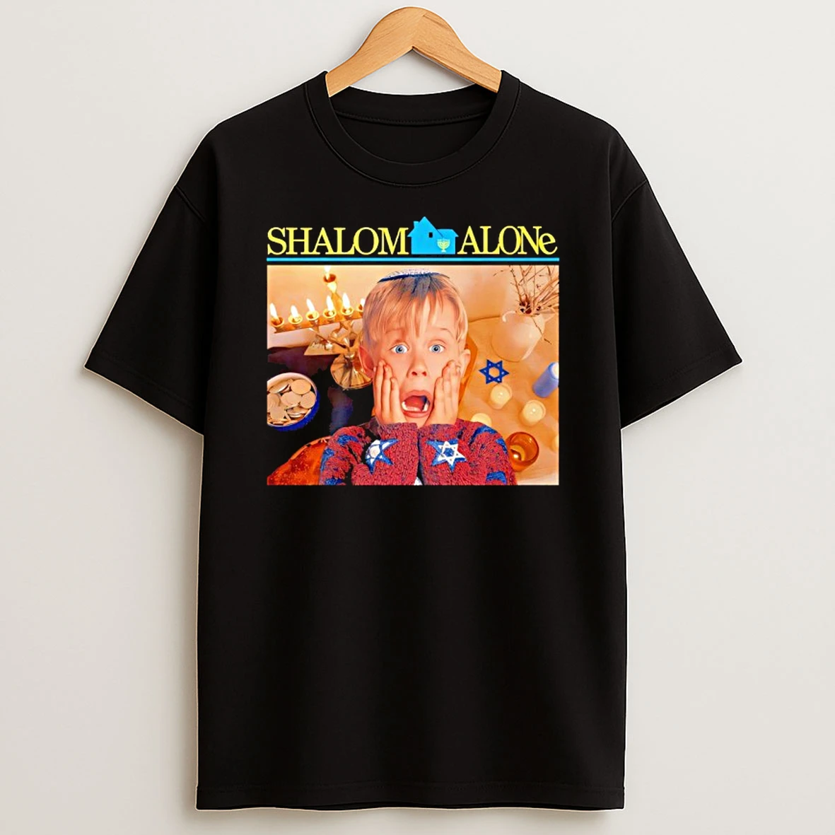 Shalom Alone Home Alone Shirts