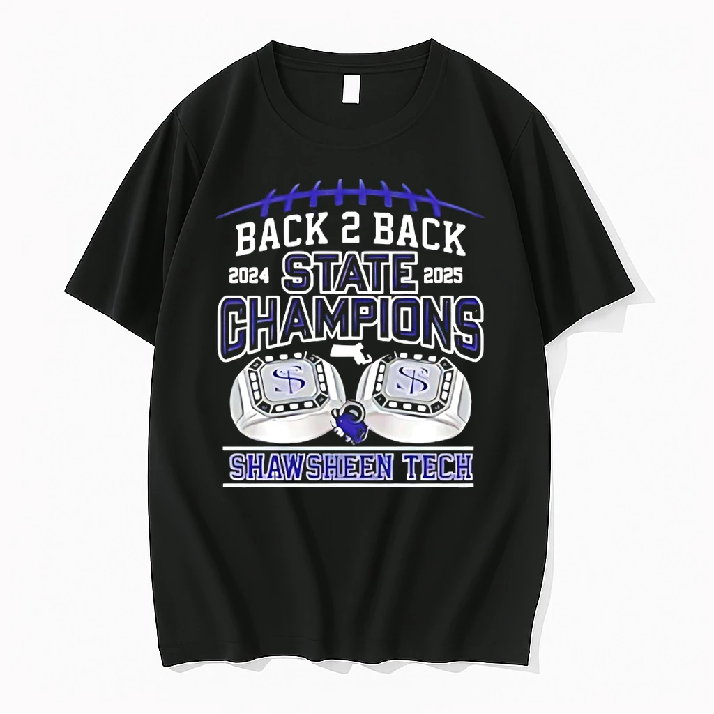Shawsheen Rams Back 2 Back State Champions Shirts