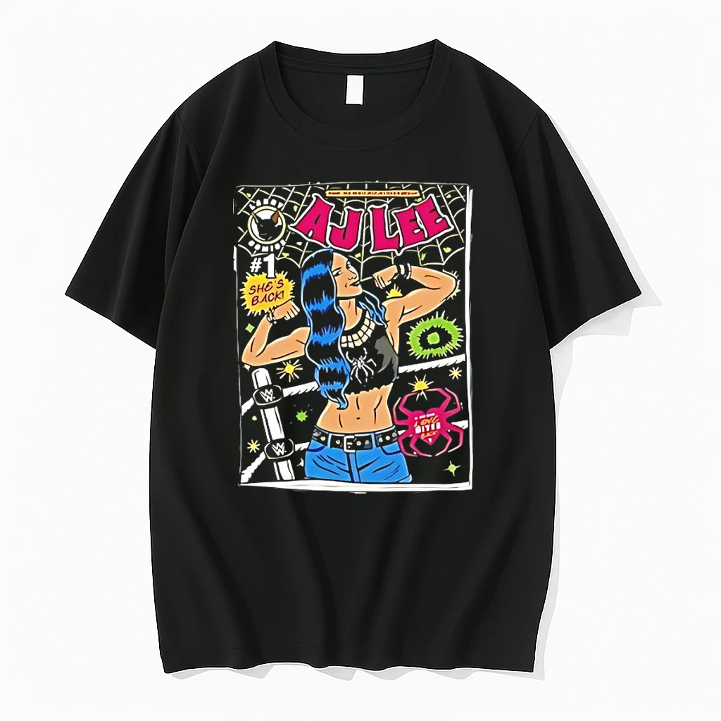 She Back Comic Aj Lee Wwe Shirts