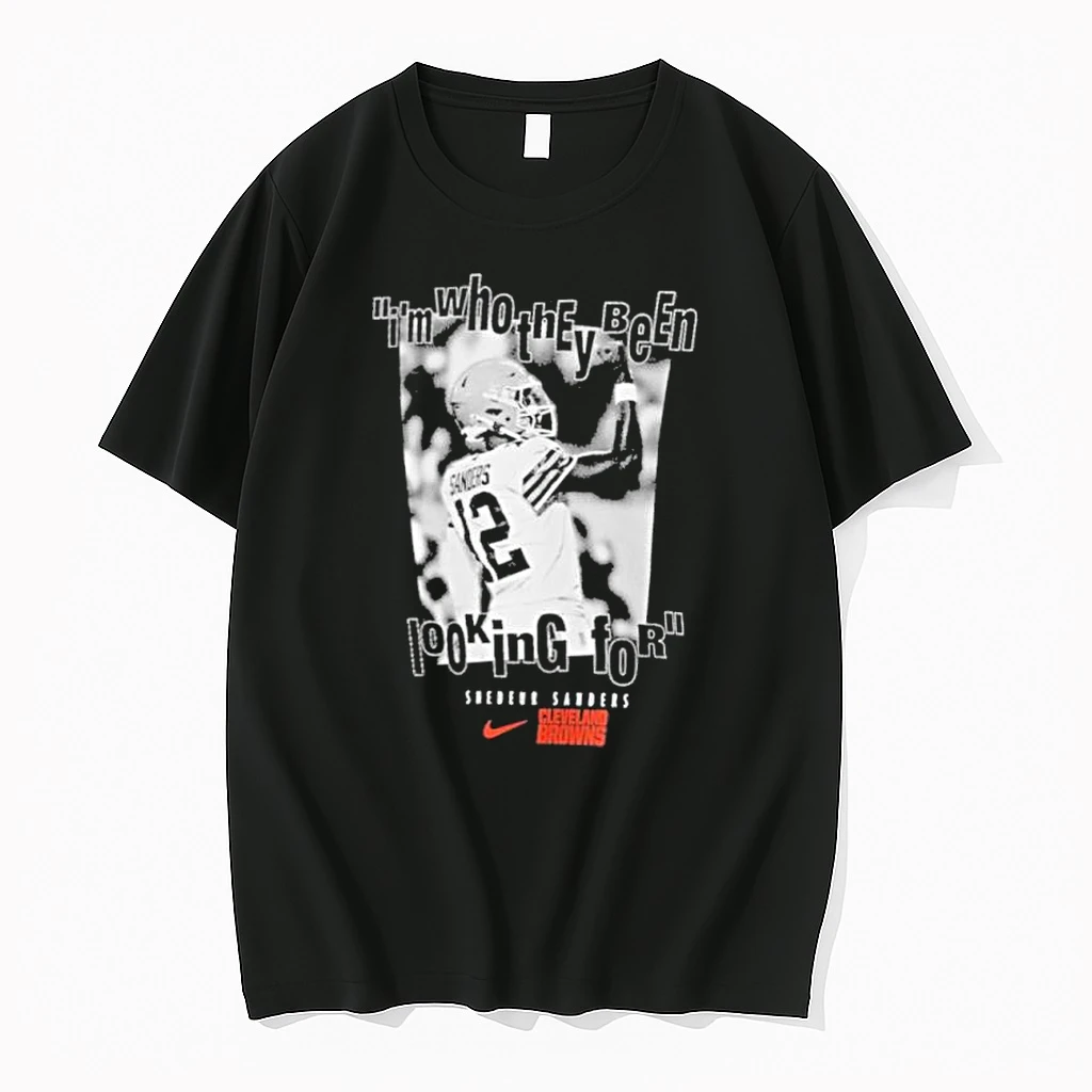 Shedeur Sanders Cleveland Browns Nike Im Who They Be En Shirts