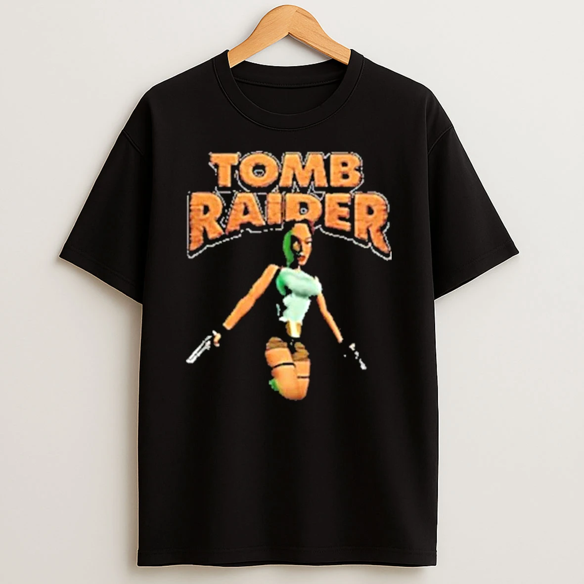 Shelley Blond Tomb Raider Shirts