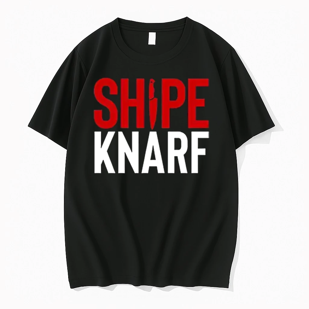 Shipe Knarf Dyslexic Sharp Knife Saying Shirts