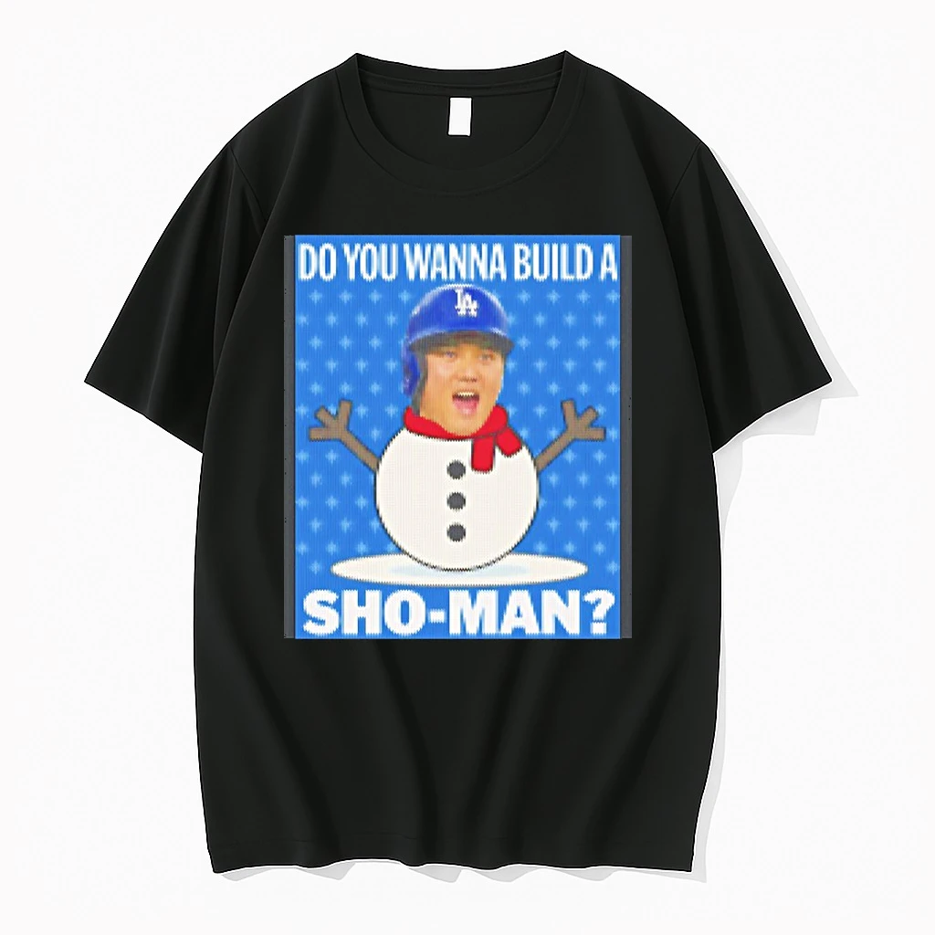 Shohei Ohtani Do You Wanna Build A Sho Man Ugly Christmas Shirts
