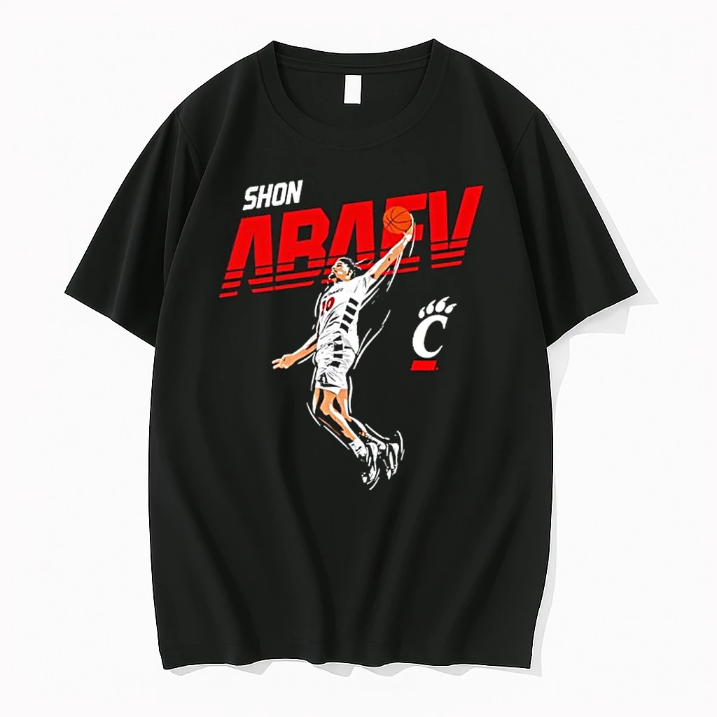 Shon Abaev Slam Dunk Cincinnati Bearcats Graphic Shirts
