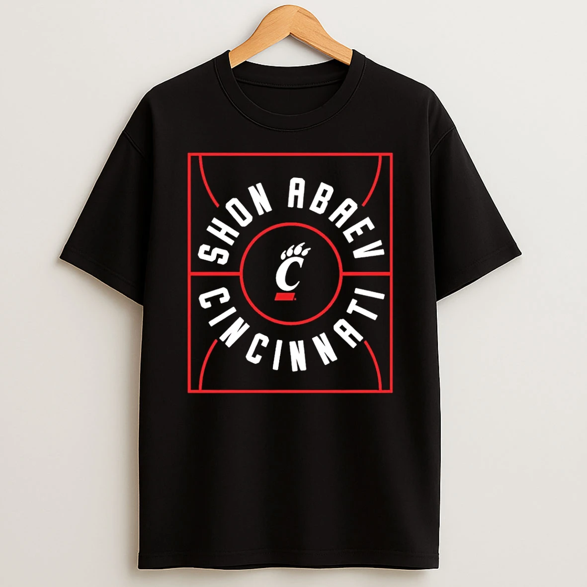 Shon Abaev Of The Cincinnati Bearcats Shirts