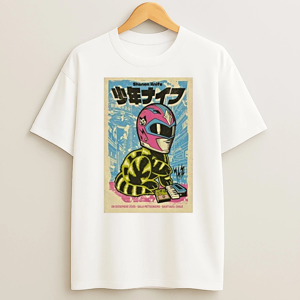Shonen Knife In Santiago Chile Dec 9 2025 Shirts