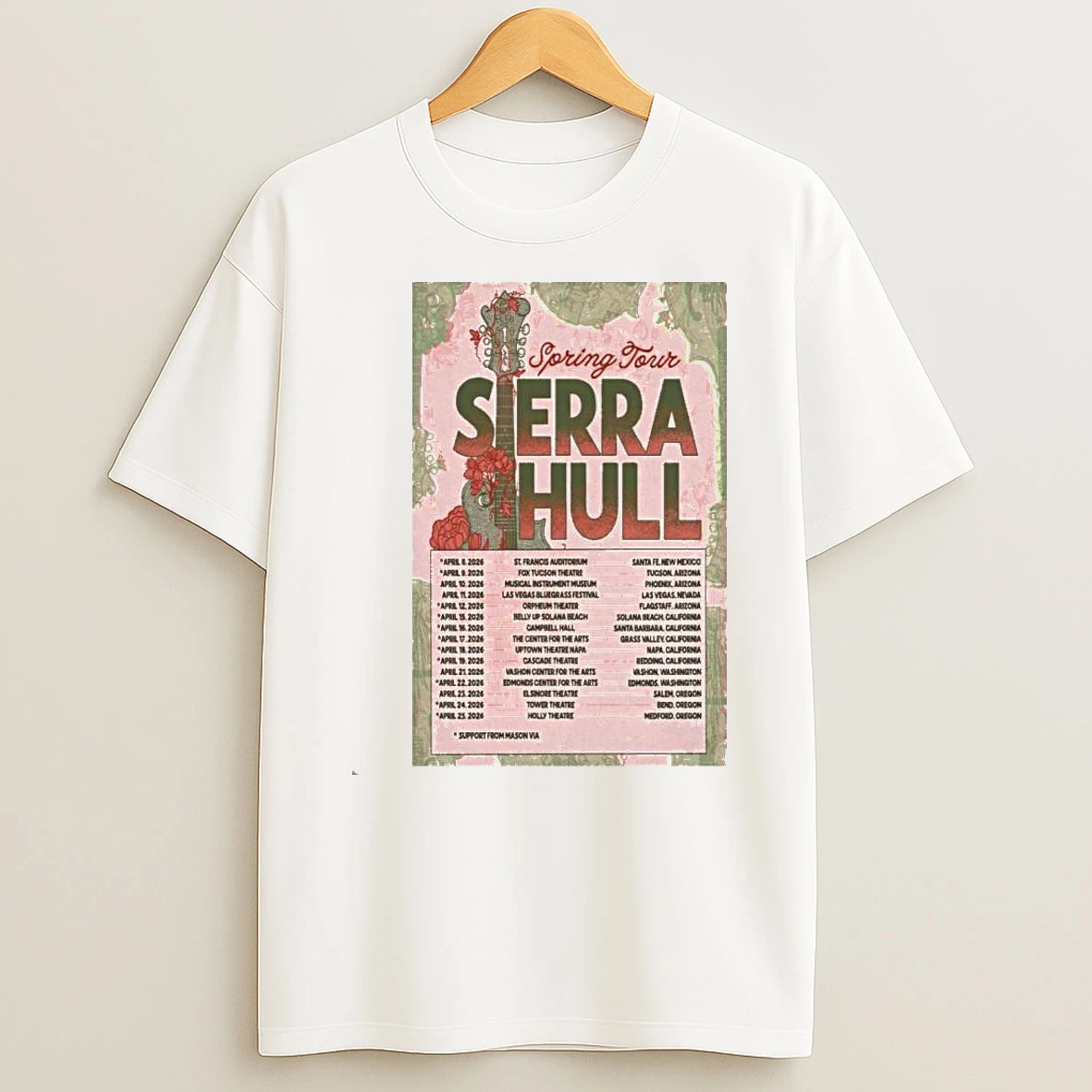 Sierra Hull Spring Tour 2026 Shirts