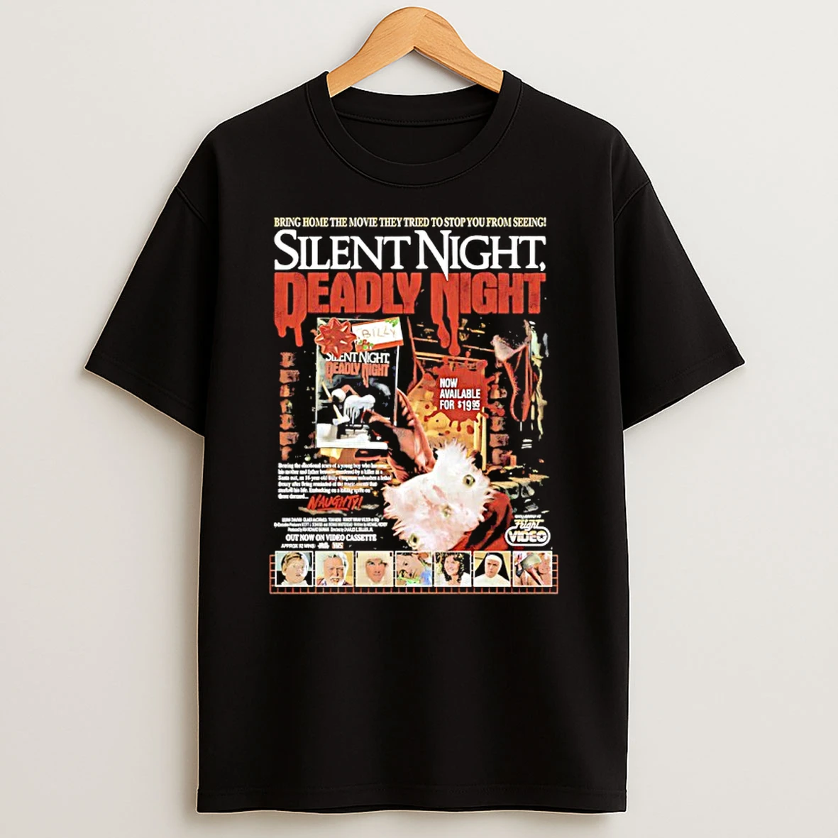 Silent Night Deadly Night Now On Videocassette Shirts