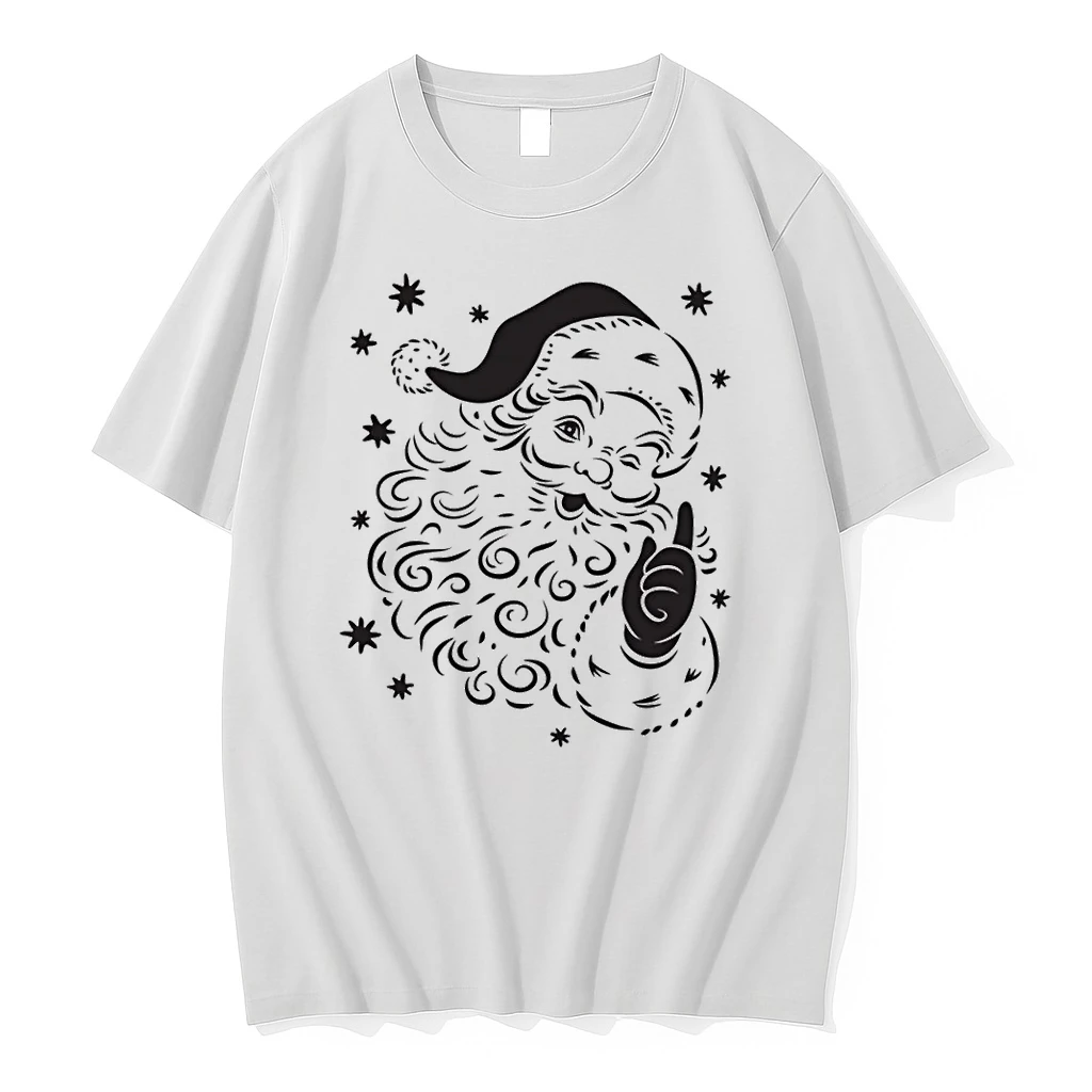 Simple Cute Winking Santa Shirts
