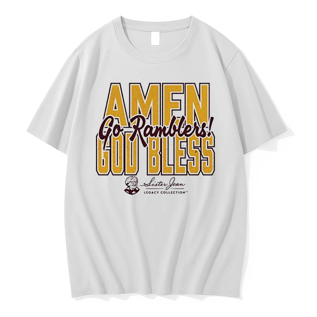 Sister Jean Amen God Bless Go Ramblers Shirts